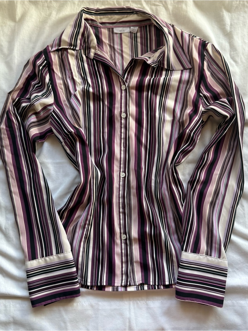 Y2K APT 9 Stripped Blouse